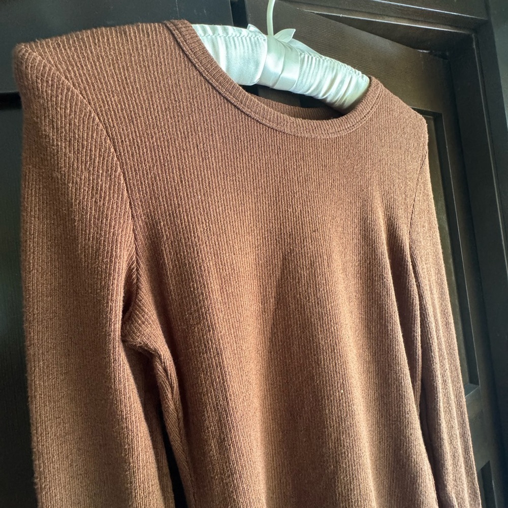 JLUXLABEL Brown Knit Top - Picture 3 of 7